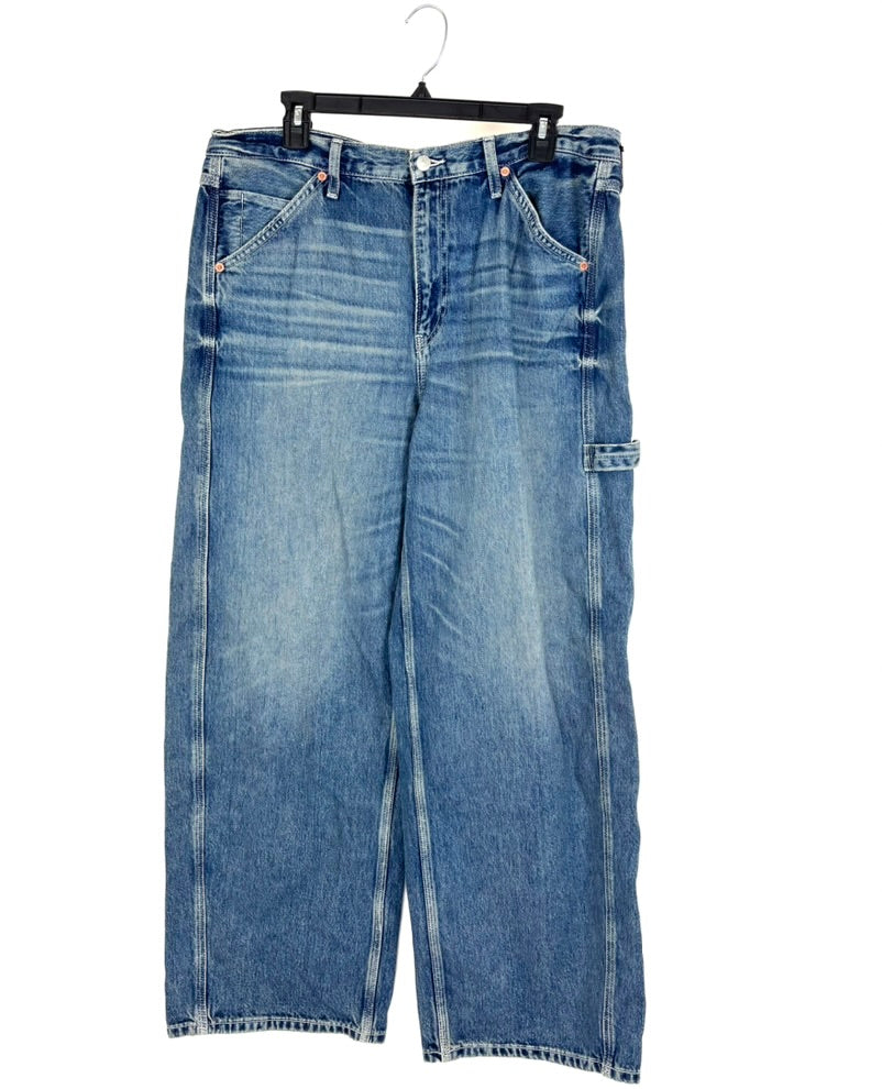 Re/Done Dark Denim Jeans - 30 Waist