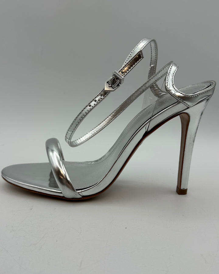 Schutz Silver Heels - Size 8