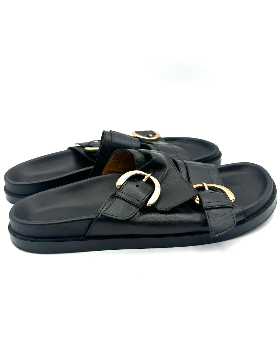 Souliers x Sezane Black Sandals - Size 9