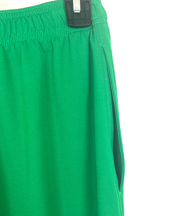 MENS Emerald Green Athletic Shorts - Medium