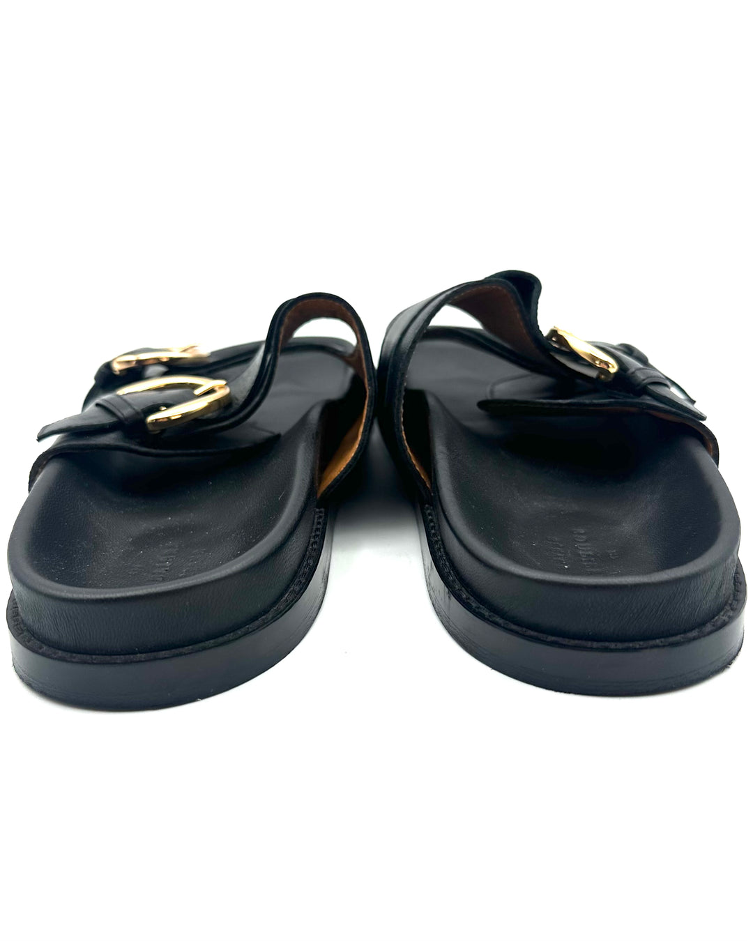 Souliers x Sezane Black Sandals - Size 9