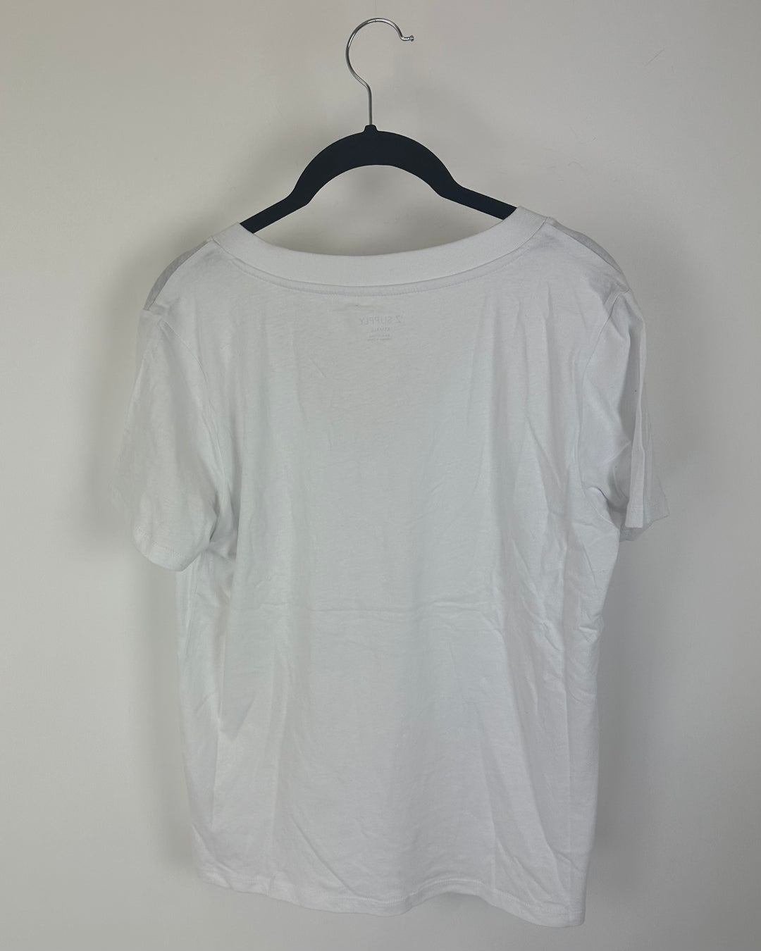 White Cotton T-Shirt - Size 2