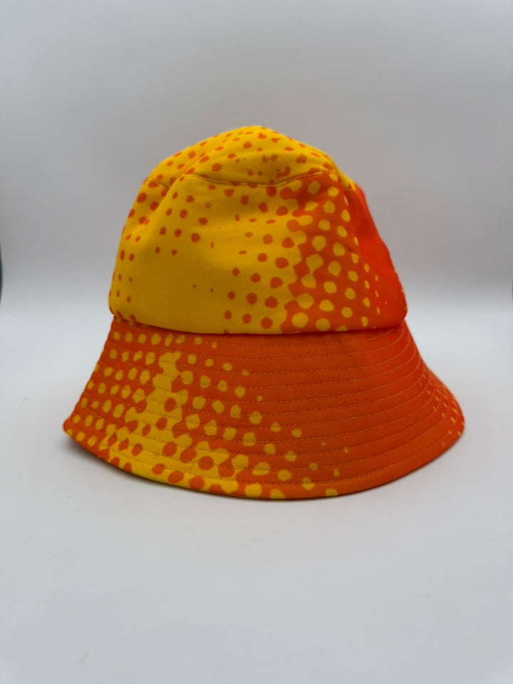 Woods By Jordyn Woods Orange And Yellow Bucket Hat