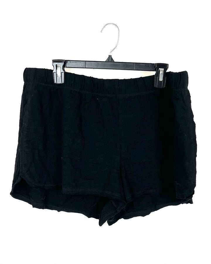 VS Pink Black Lounge Shorts - XXL