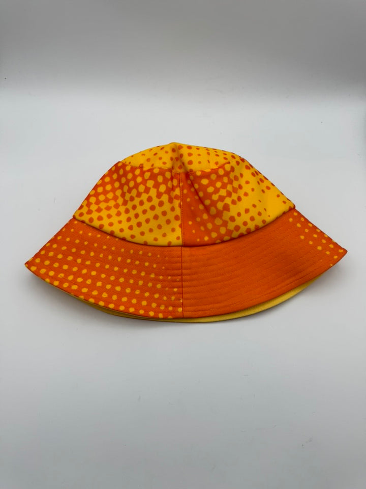 Woods By Jordyn Woods Orange And Yellow Bucket Hat