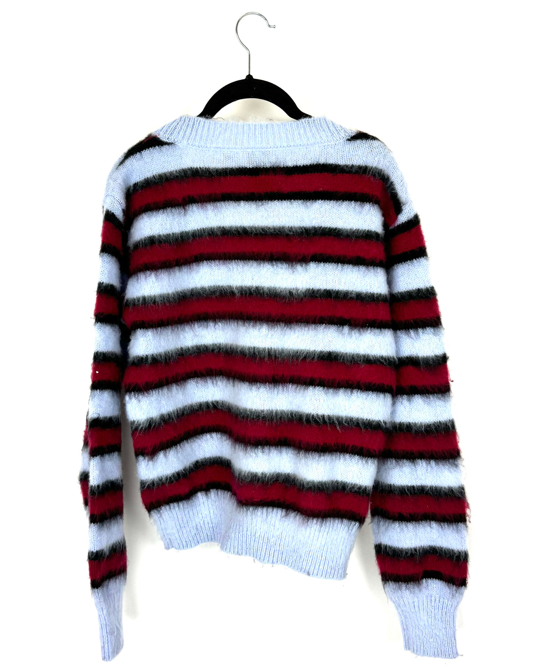 Collusion Fuzzy Button Up Sweater - Small