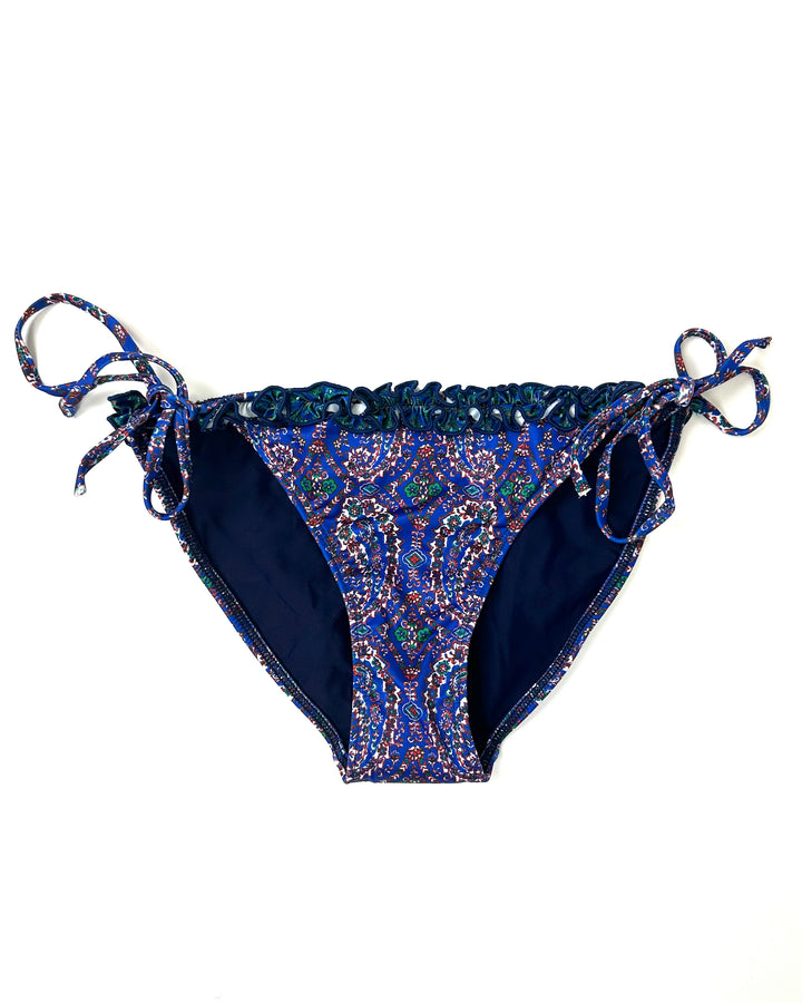 Multi-Colored Abstract Paisley Swim Bottom - Medium