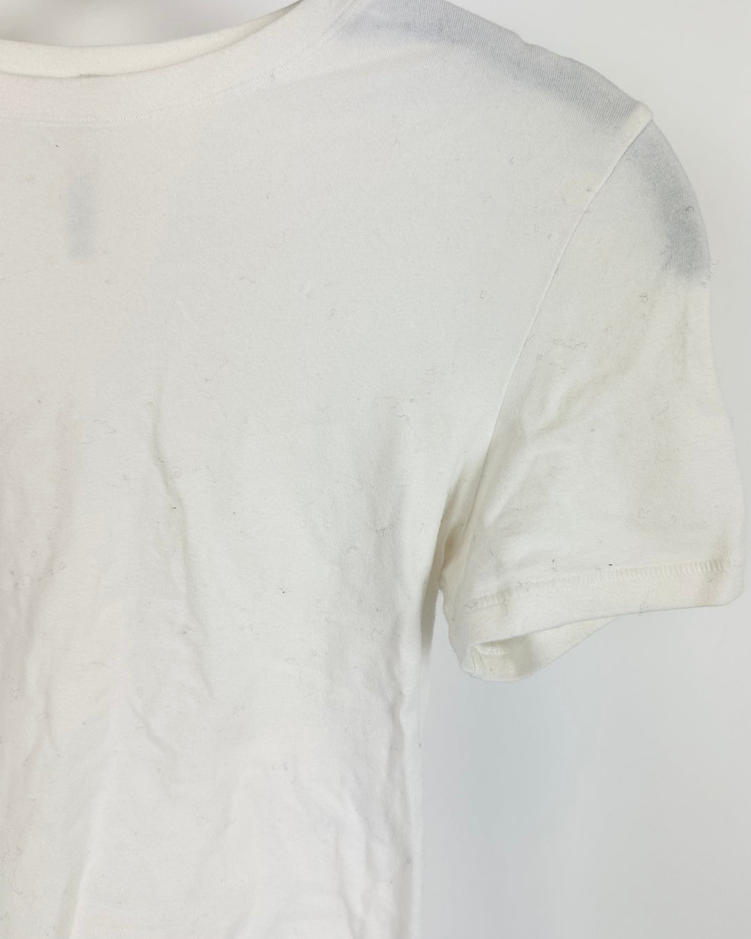 Kasics White Short Sleeve Top - Extra Small