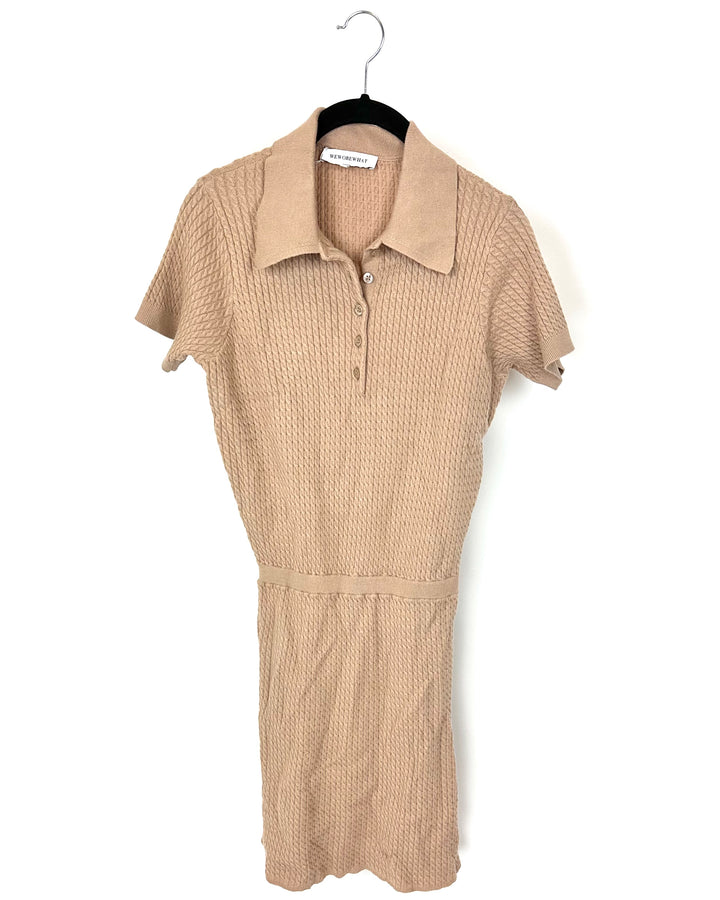 WeWoreWhat Beige Dress - Extra Small