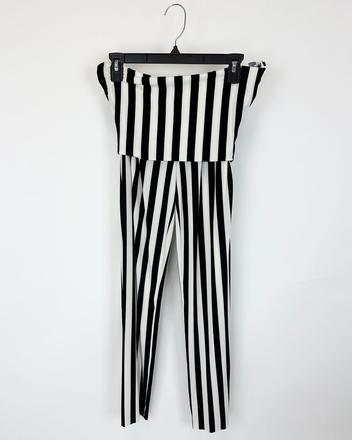 Norma Kamali Stripe Pant - Extra Small