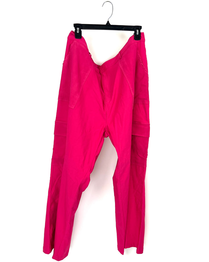 REBDOLLS Hot Pink Cargo Pants - 2X