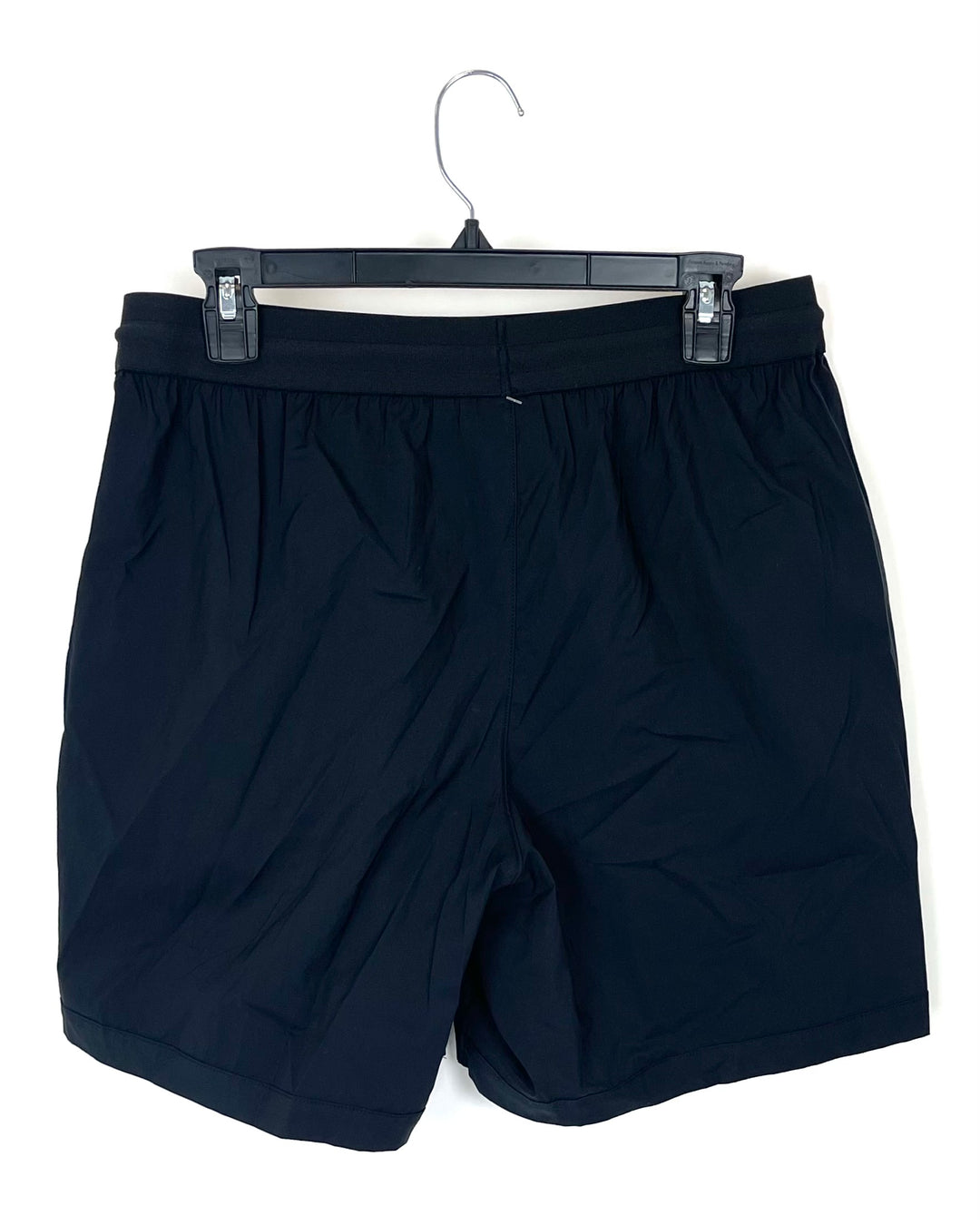 MENS Black Elastic Waistband Short - Medium