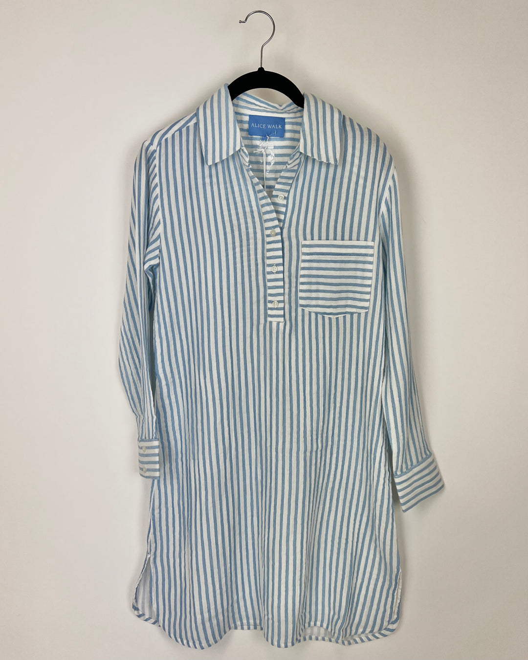 Blue And White Striped Dress - Size 0/2, 12/14 and 16