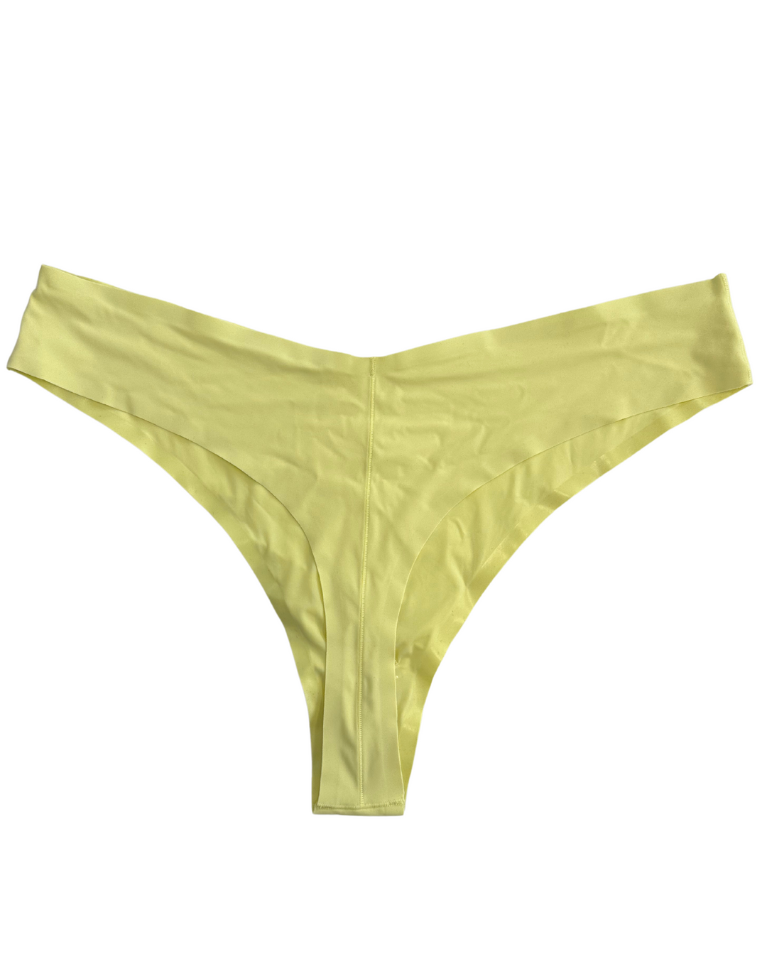 Pastel Yellow Thong Bikini Bottom - 2X, 3X, 4X