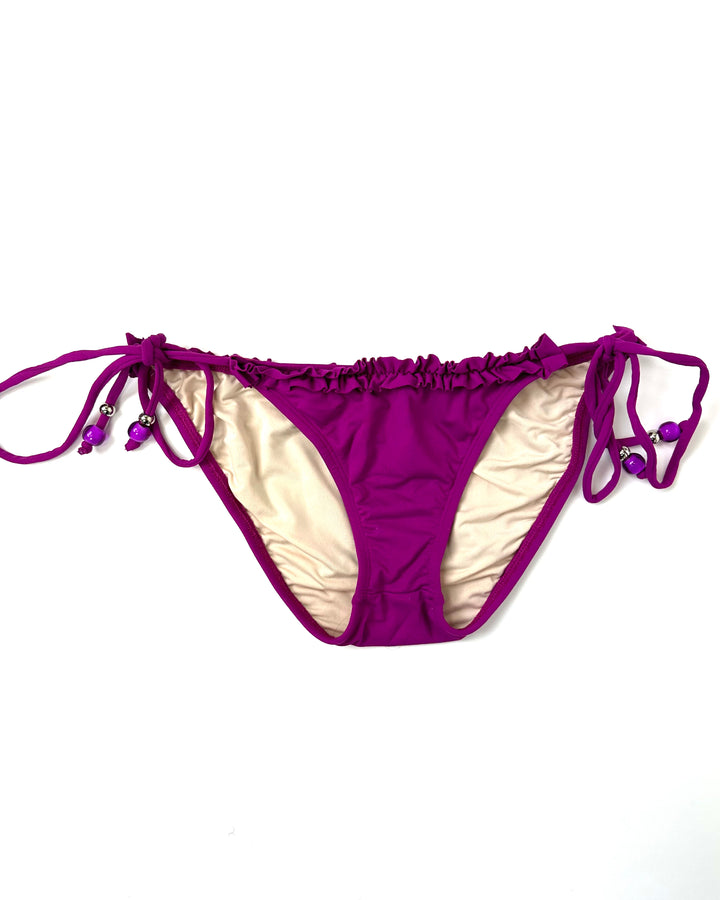 Magenta Ruffle Swim Bottoms - Extra Small