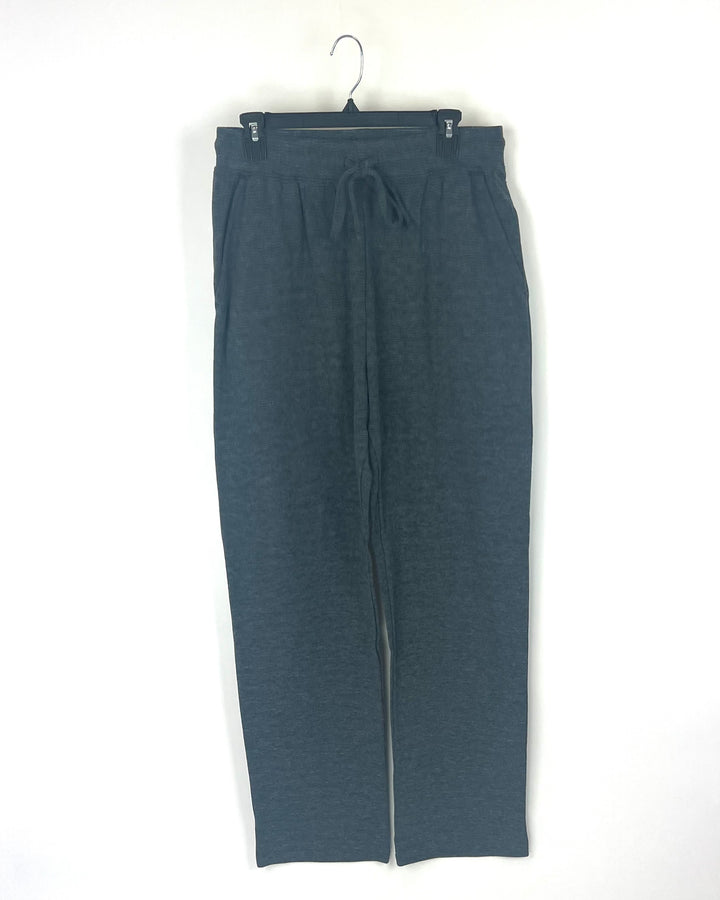 Dark Heathered Grey Straight Leg Sweatpants - Medium