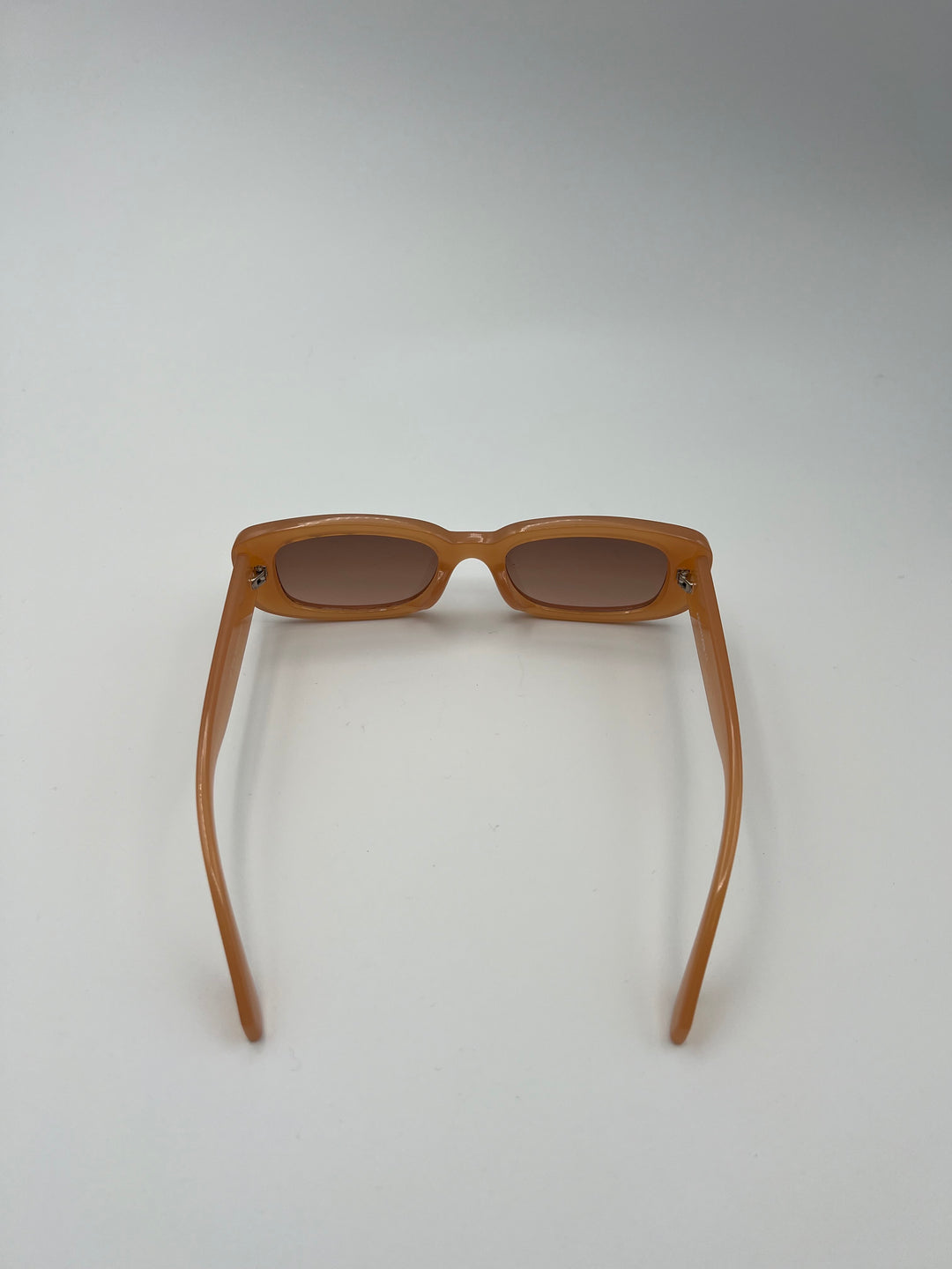 Andwood Peach Rectangle Sunglasses