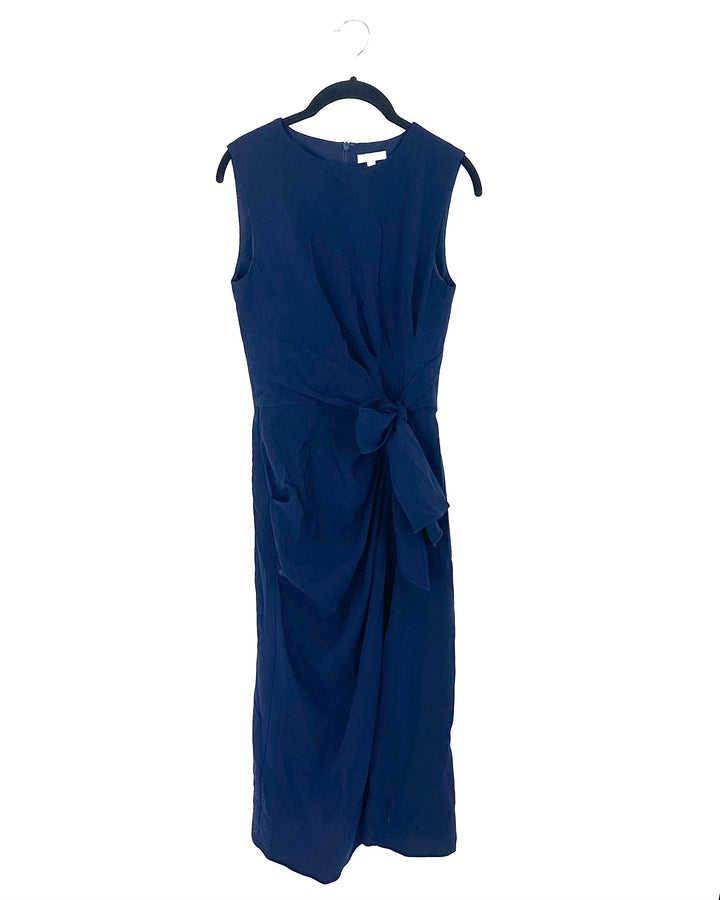 Navy Blue Sleeveless Dress - Size 4