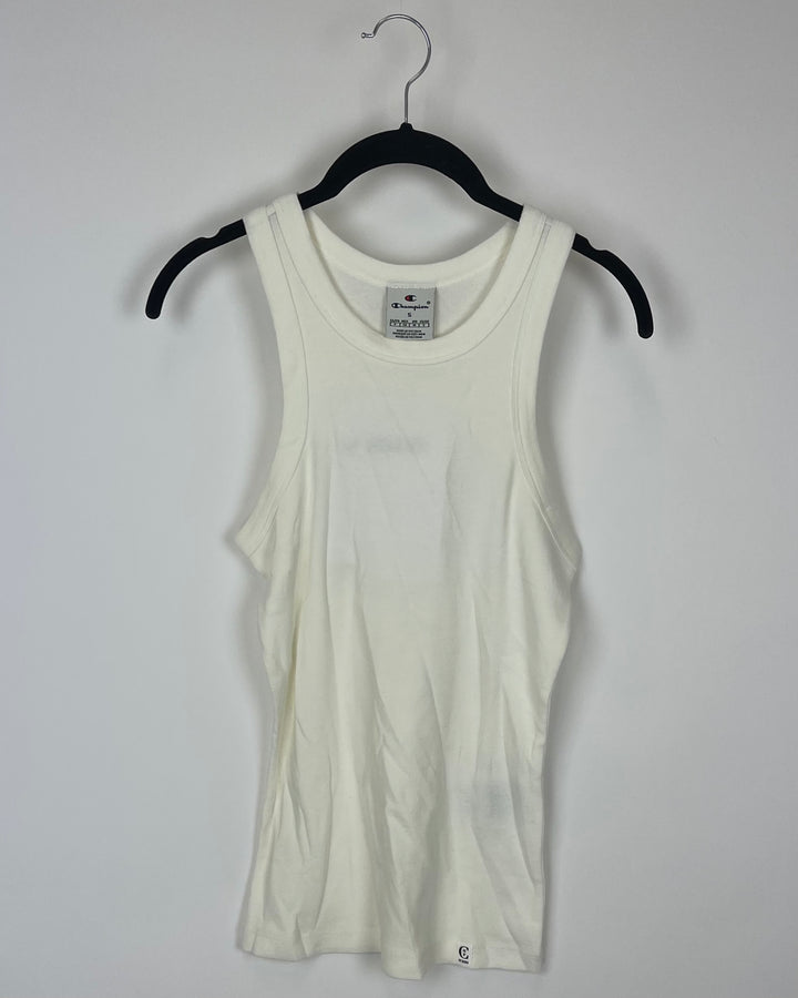 Long White Tank - Small