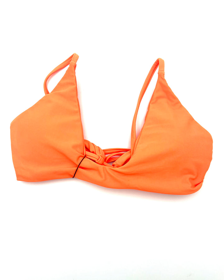 Orange Scoop Neck Swim Top - Size 8