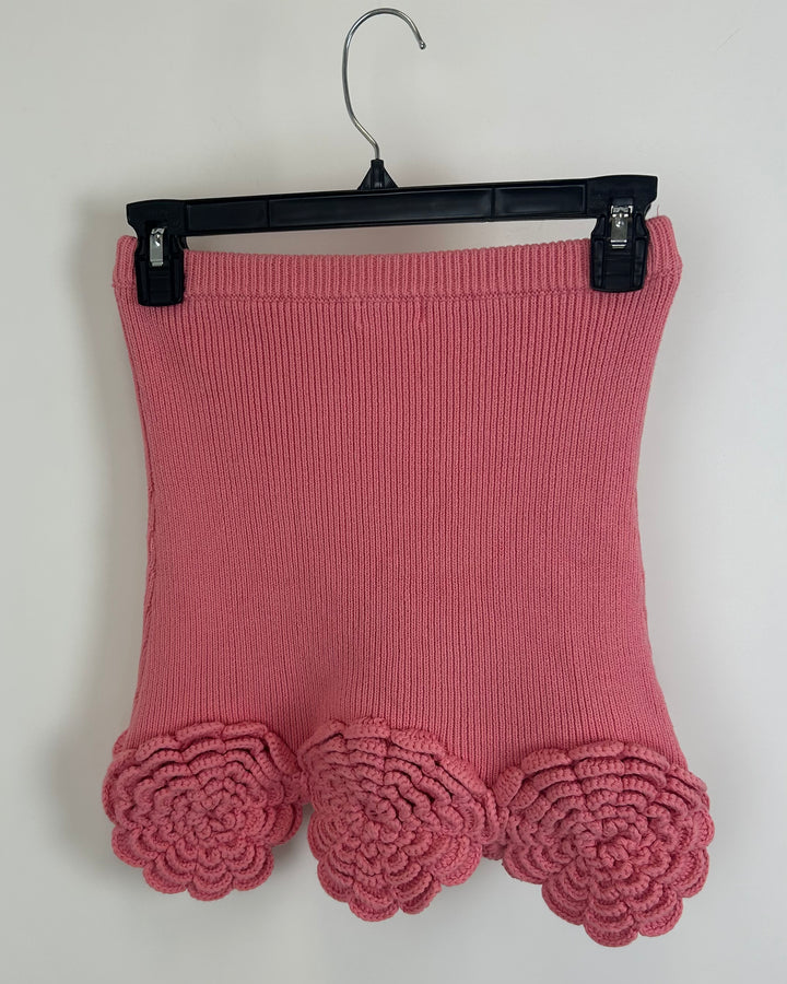 Lovers and Friends Pink Knit Skirt - Extra Small