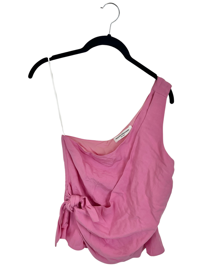 Pink One Shoulder Top - Size 4