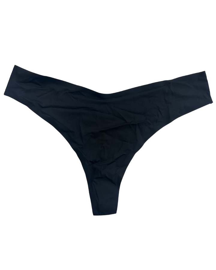 Black Thong Bikini Bottom - 2X, 3X, 4X