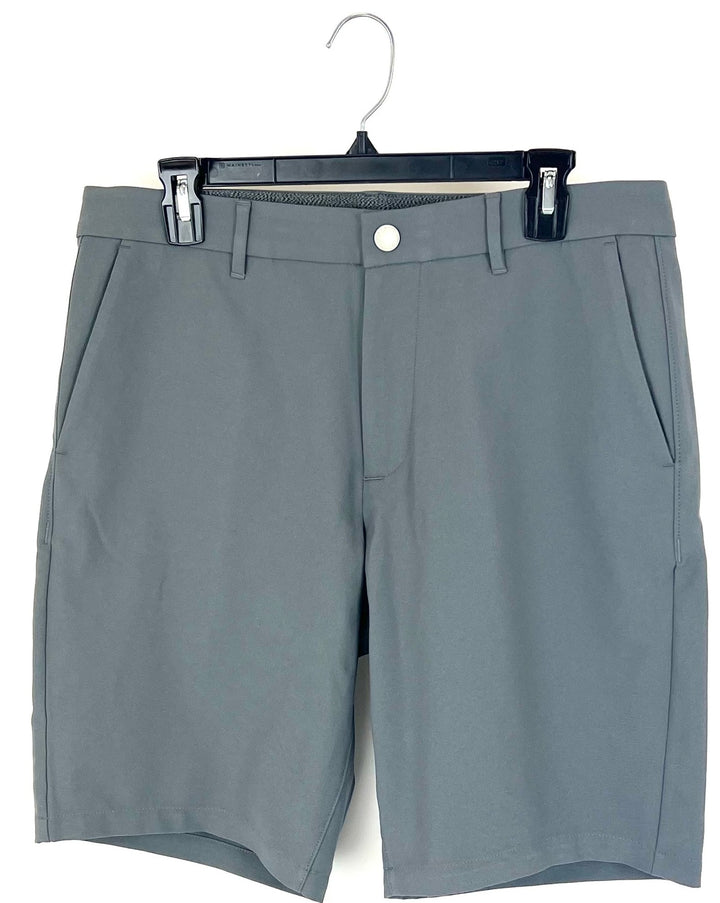 MENS Light Grey Golf Shorts - Size 31 and 32 - 9" Inseam