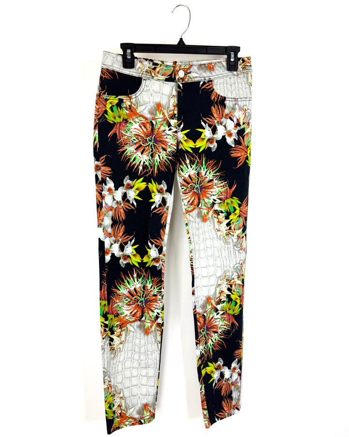 Just Cavalli Printed Jeans - Size 6/8