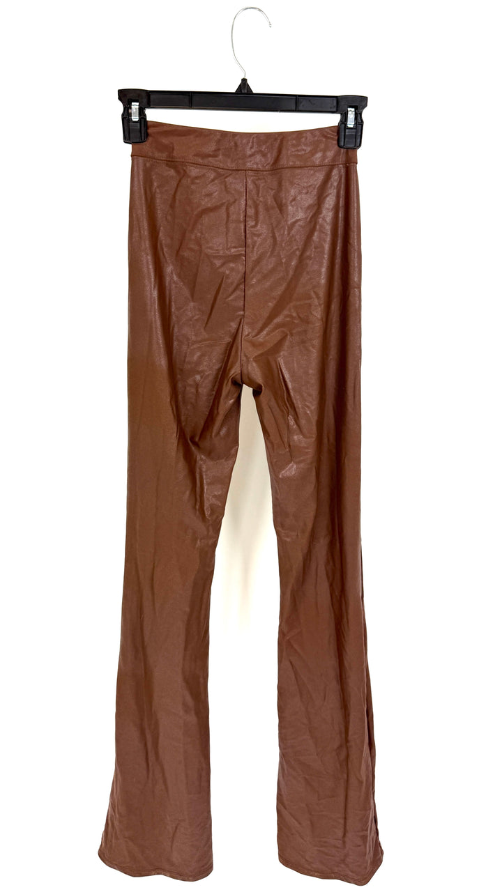 Naked Wardrobe Brown Leggings - Small