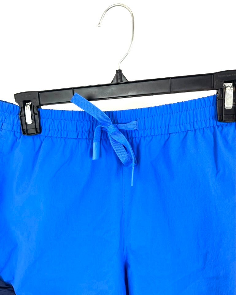 MENS Royal Blue Shorts With Side Cargo Pocket - Small and Medium