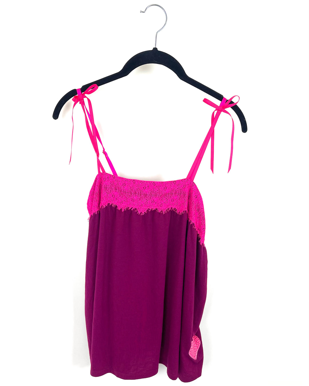 Magenta Lace Top - Size 6