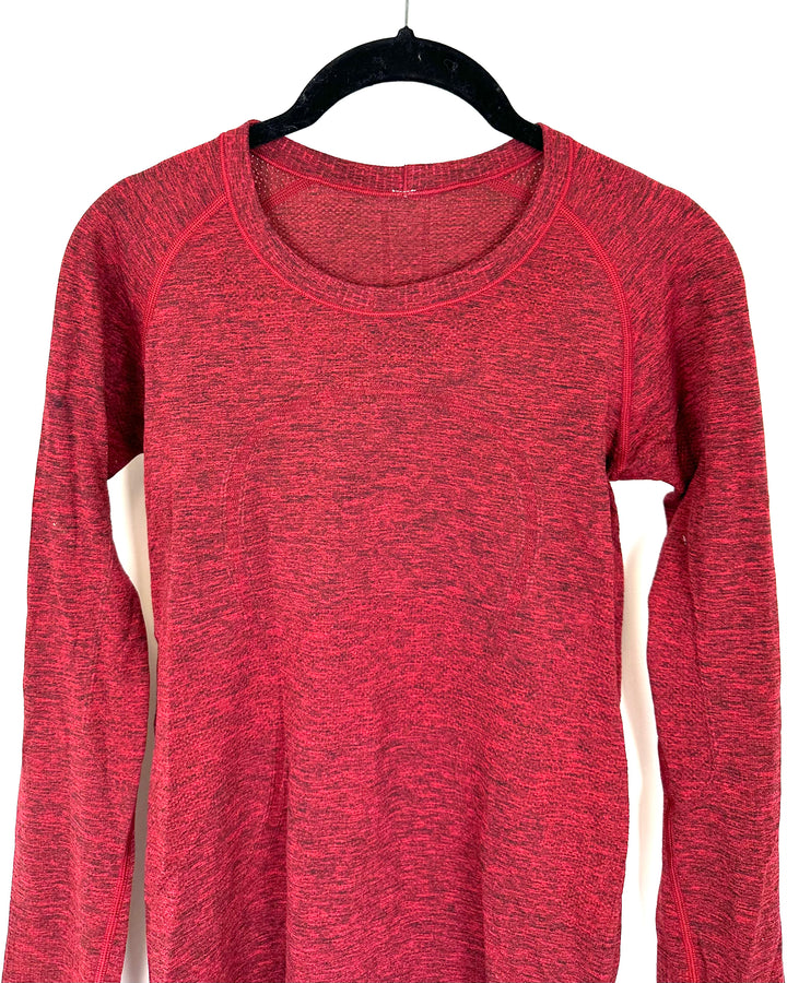 Lululemon Red Long Sleeve Top - Size 2/4