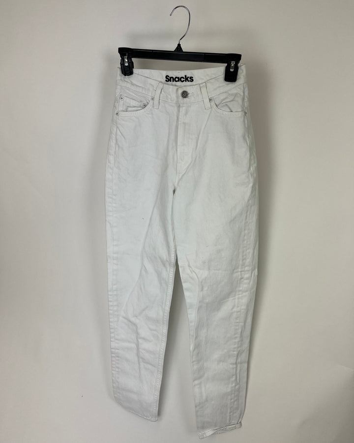 Mother Denim White Jeans - 25 Waist