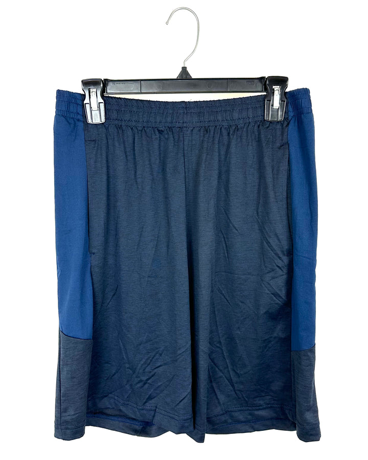 MENS Real Essentials Midnight Blue Athletic Shorts - Large