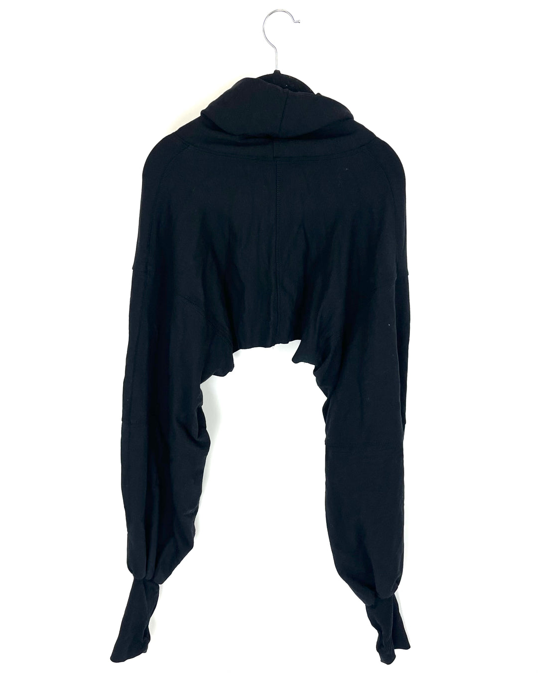 Amihan Black Cropped Sweatshirt - Medium