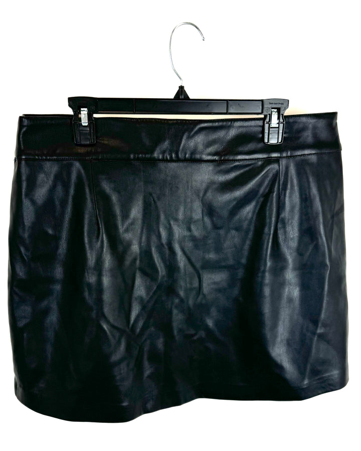 Meshki Faux Leather Skirt - Extra Extra Extra Large