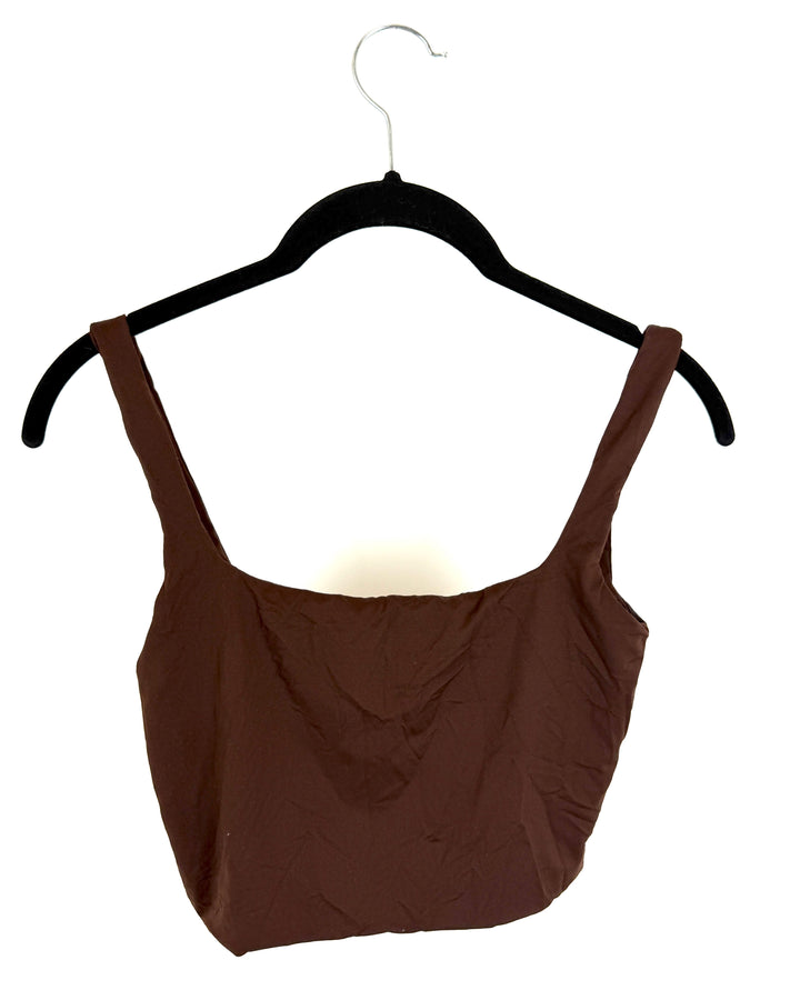 Meshki Brown Crop Top - Small