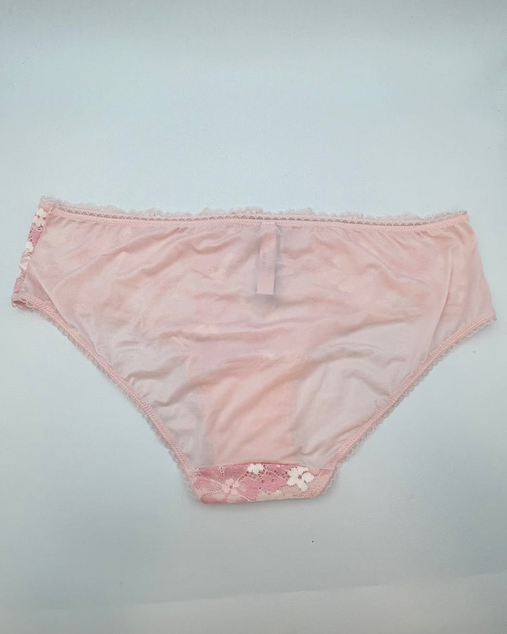 Victoria Secret Pink Floral Lace Underwear - Size XXL