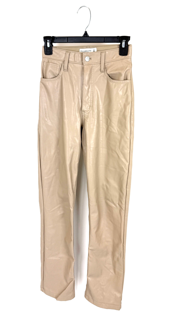 Abercrombie & Fitch Faux Leather Pants - Size 24