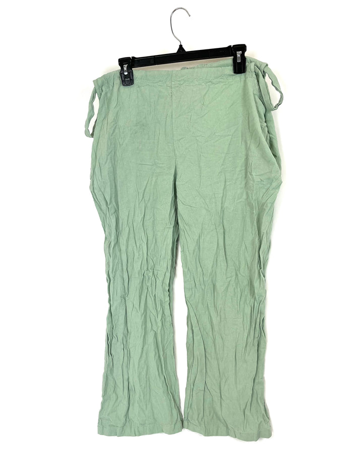 Sage Green Parachute Pants- Small