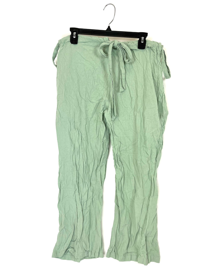 Sage Green Parachute Pants- Small