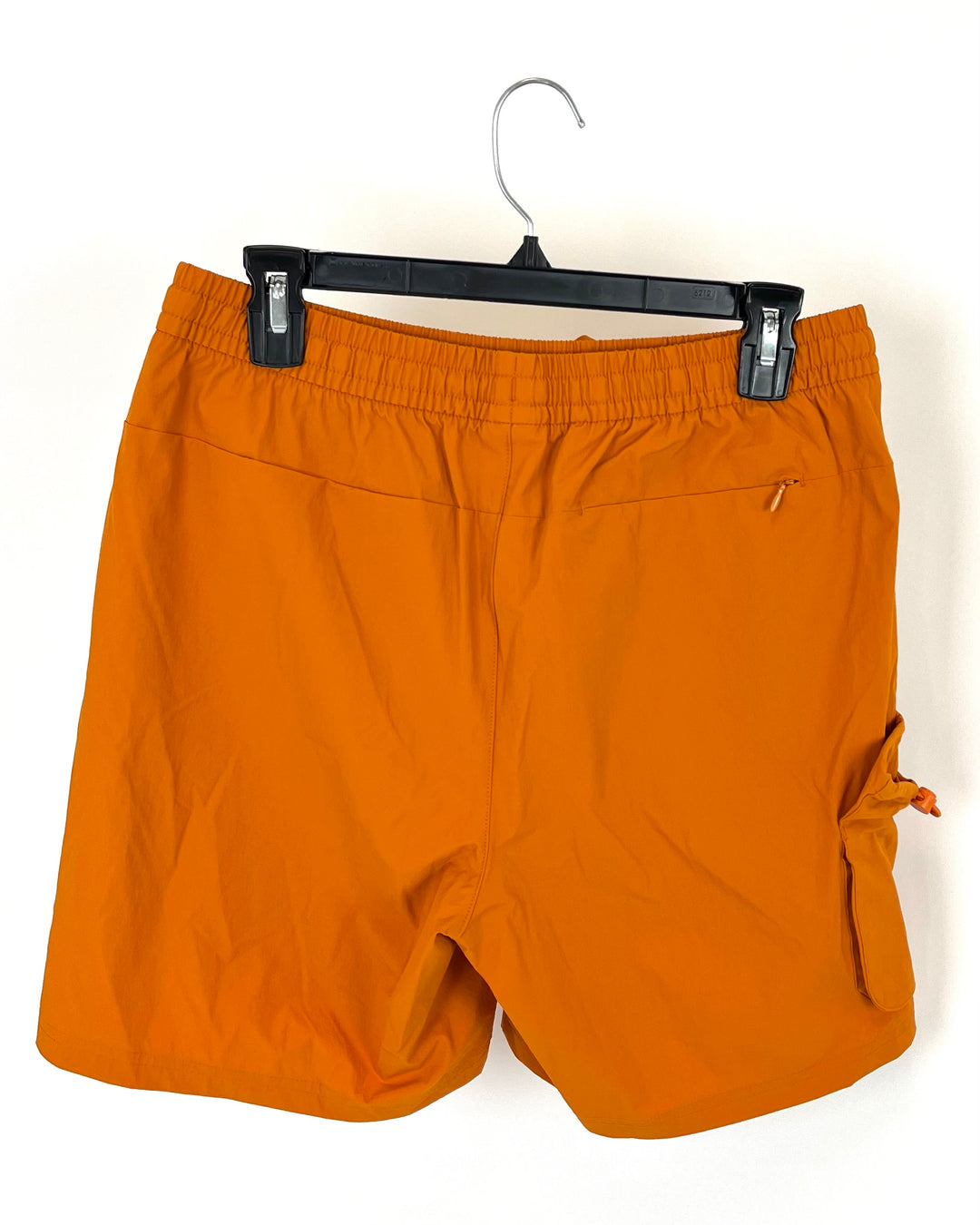 MENS Burnt Orange Active Short With Side Cargo Pocket - Small