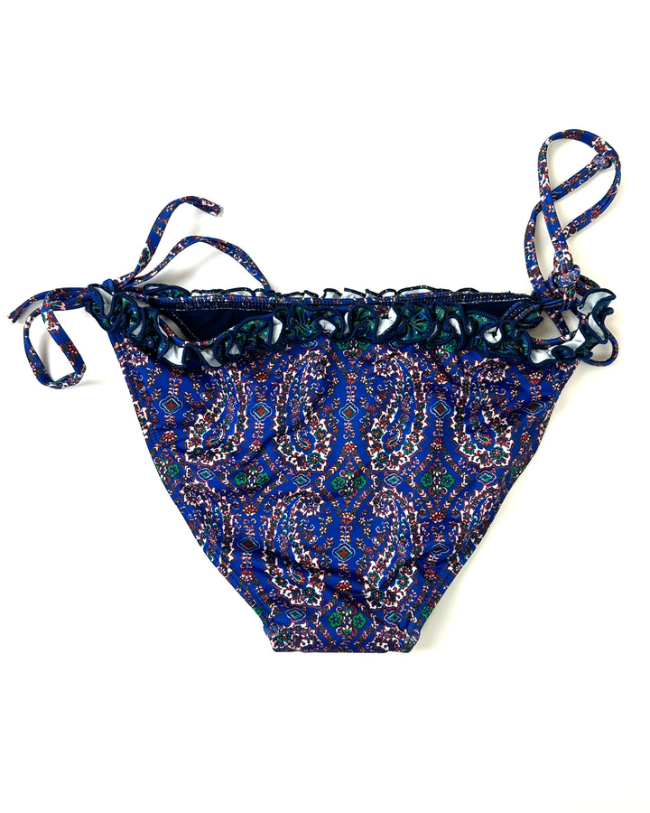 Multi-Colored Abstract Paisley Swim Bottom - Medium