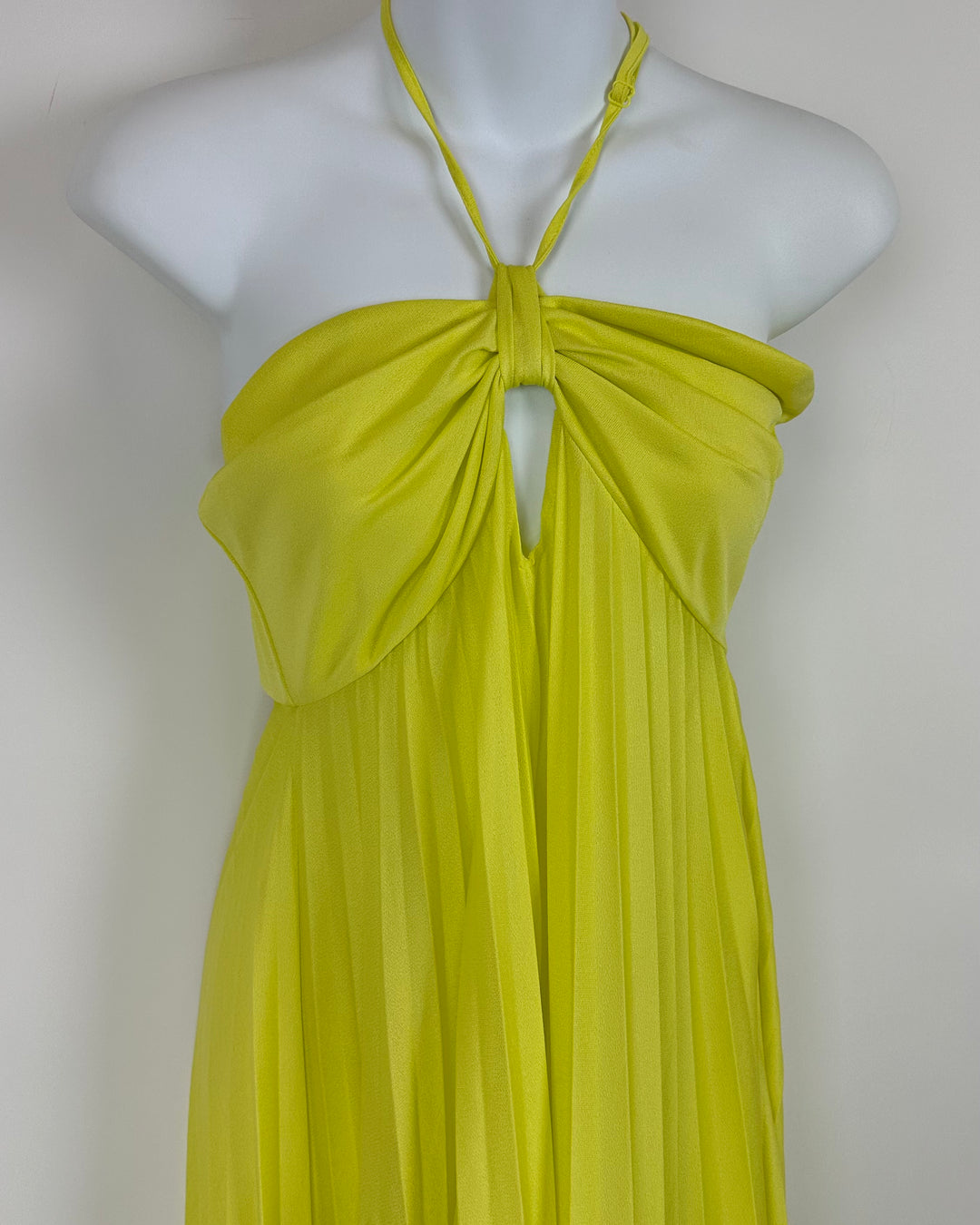 Asos Yellow Sheer Dress - Size 8