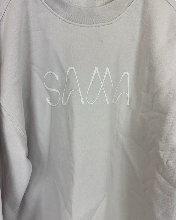 Tan "SAMA" Sweatshirt - Medium