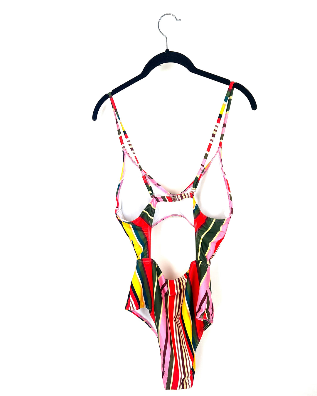 Colorful Striped Swimsuit - Medium