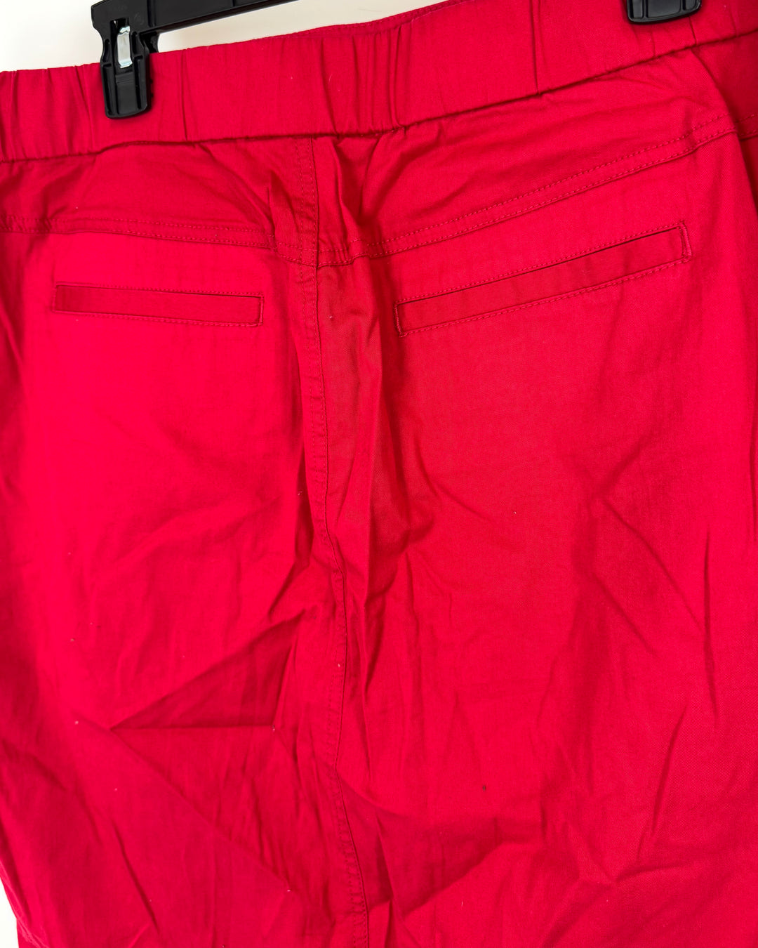 Red Cotton Skort - Size 18W