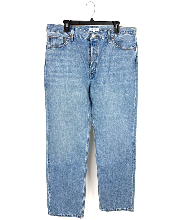 Re/Done Medium Wash Denim Jeans - 30 Waist