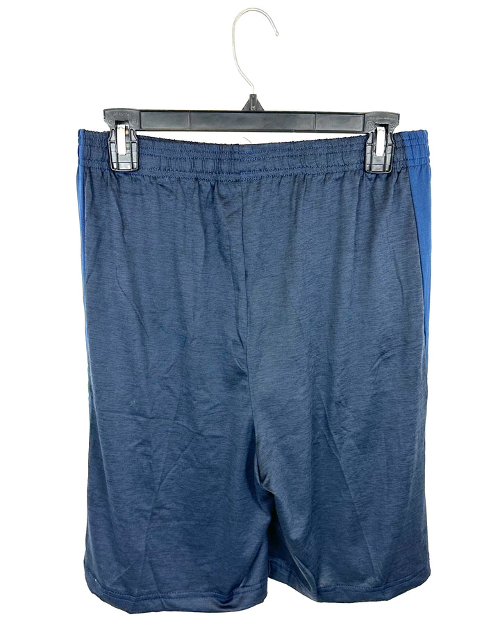 MENS Real Essentials Midnight Blue Athletic Shorts - Large